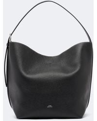 TOTEME - Belted Medium Leather Shoulder Bag - Lyst