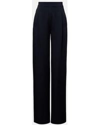 Max Mara - Weite Hose Dritto Aus Satin - Lyst