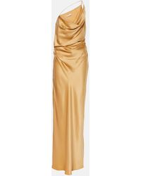 The Sei - One-Shoulder Silk Satin Gown - Lyst