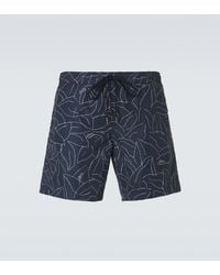Brioni - Printed Swim Trunks - Lyst