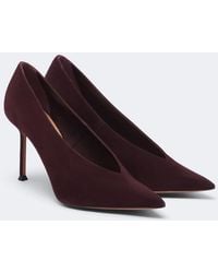 Aquazzura - Voltaire Suede Pumps - Lyst