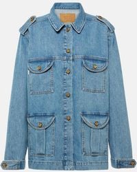 Blazé Milano - Sahariana Oversized Denim Jacket - Lyst