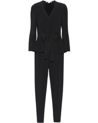 Stella McCartney Bow Peplum Jumpsuit - Black