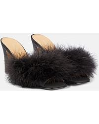 Maison Margiela - Mules Con Piume - Lyst