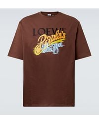 Loewe - Paula's Ibiza Printed Cotton Jersey T-Shirt - Lyst