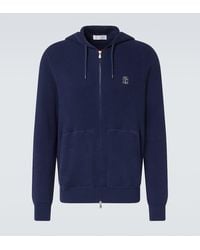 Brunello Cucinelli - Sweat-Shirt A Capuche En Coton - Lyst