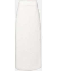 Adriana Degreas - Cotton-Blend Maxi Skirt - Lyst