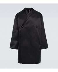 Rick Owens Strobe Mantel Jumbo JMF - Schwarz