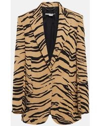Stella McCartney - Jacquard Wool-Blend Blazer - Lyst
