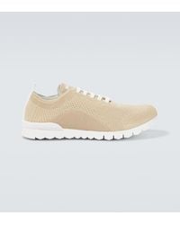 Kiton - Fits Knit Cotton Sneakers - Lyst
