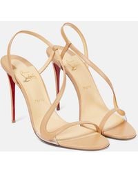 Christian Louboutin - Rosalie Leather Sandals - Lyst