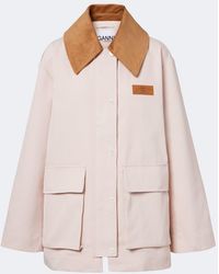 Ganni - Canvas Jacket - Lyst