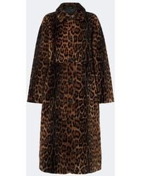 Nili Lotan - Davelle Leopard-Print Shearling Coat - Lyst