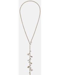 Sydney Evan - 14Kt Charm Necklace With Diamonds And Pearls - Lyst