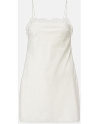 Posse - Robe Darya En Coton Et Soie A Broderie - Lyst