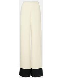 ‎Taller Marmo - Marlene Corniche High-Rise Palazzo Pants - Lyst