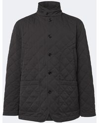 dunhill - Quilted Cotton And Silk Jacket - Lyst