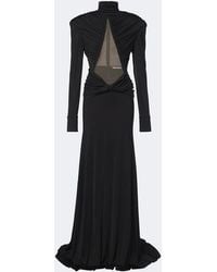 David Koma - Cutout Ruched Jersey Gown - Lyst