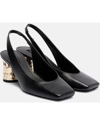 Givenchy - Tape 65 Leather Slingback Pumps - Lyst