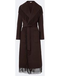 Jonathan Simkhai - Fringed Wool-Blend Coat - Lyst