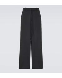 The Row - Baylor Wool Wide-leg Pants - Lyst