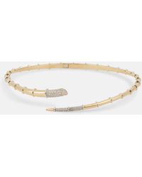 Rainbow K - Horn 14kt Gold Necklace With Diamonds - Lyst