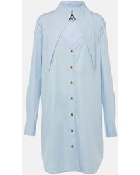 Vivienne Westwood - Hemdblusenkleid Heart Aus Baumwolle - Lyst