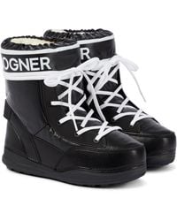 Bogner Exclusive To Mytheresa – La Plagne Faux Leather Snow Boots - Black