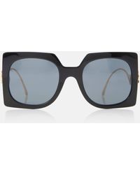Etro - Bold Pegaso Rectangular Sunglasses - Lyst