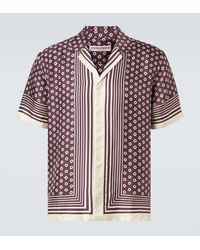 Orlebar Brown - Maitan Printed Silk Shirt - Lyst
