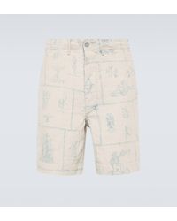 RRL - Printed Linen Shorts - Lyst