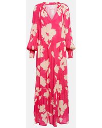 Velvet - Luella Printed Maxi Dress - Lyst
