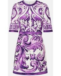 Dolce & Gabbana - 'Maiolica' Dress - Lyst