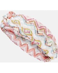 Missoni - Panuelo Para El Pelo De Lame En Zigzag - Lyst