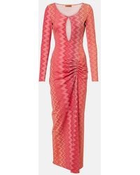 Missoni - Cut-Out Maxi Dress - Lyst