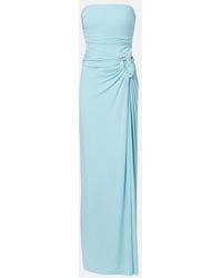 Jonathan Simkhai - Emma Gathered Bustier Gown - Lyst