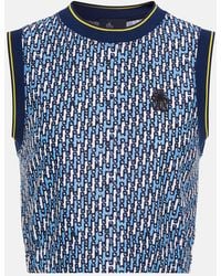 Moncler - Débardeur Crop À Motif Abstrait - Lyst