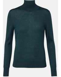 Carolina Herrera - Wool And Silk Turtleneck Sweater - Lyst