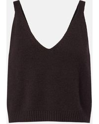 Lisa Yang - Violia Cashmere Crop Top - Lyst