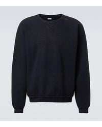 A.PRESSE - Vintage Cotton Jersey Sweatshirt - Lyst