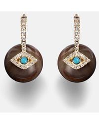 Sydney Evan - Orecchini Evil Eye - Lyst