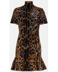 Alaïa - Jacquard Minidress - Lyst