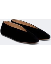 Le Monde Beryl - Olympia Velvet Ballet Flats - Lyst