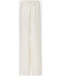 Valentino - Cady Couture High-Rise Wide-Leg Pants - Lyst