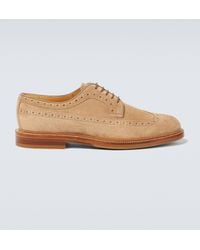 Brunello Cucinelli - Suede Longwing Brogues - Lyst