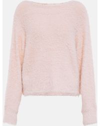 Velvet Pullover Betty - Pink