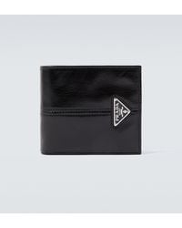 Prada - Logo Leather Wallet - Lyst