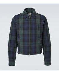 JW Anderson - Chaqueta De Sirsaca De Algodon A Cuadros - Lyst