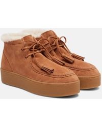 Hogan - H681 Suede Platform Desert Boots - Lyst