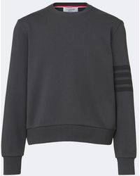 Thom Browne - 4-Bar Cotton Jersey Sweatshirt - Lyst